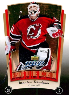 2005-06 UD MVP - Martin Brodeur - Rising To The Occasion #RO5