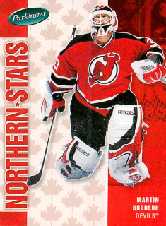 2005-06 UD Parkhurst - Martin Brodeur - Northern Stars #561