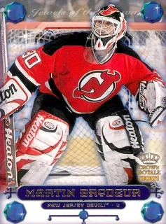 2000-01 Pacific Crown Royale - Martin Brodeur - Jewels of The Crown #17