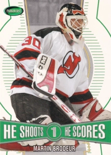 2002-03 ITG Parkhurst - Martin Brodeur - He Shoots He Scores (Redemption)