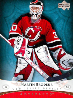 2005-06 UD Artifacts - Martin Brodeur #58