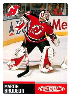 2002-03 Topps Total - Martin Brodeur - Checklist #18