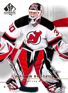 2008-09 UD SP Authentic - Martin Brodeur #45