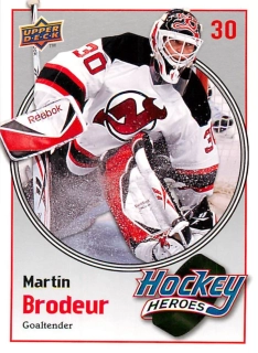 2009-10 UD Series 1 - Martin Brodeur - Hockey Heroes #HH12