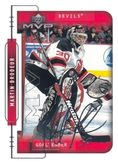 1999-00 UD MVP - Martin Brodeur - Silver Script #115