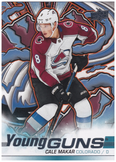 2024-25 UD Series 2 - Cale Makar - Young Guns Renewed #493
