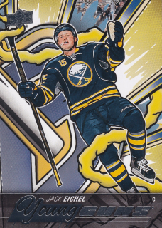2024-25 UD Series 2 - Jack Eichel - Young Guns Renewed #451