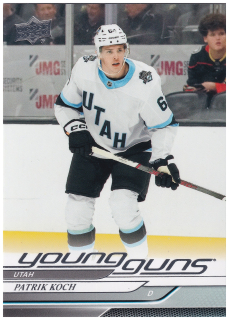 2024-25 UD Series 2 - Patrik Koch - Young Guns #453