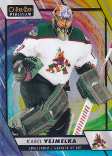 2023-24 UD O-Pee-Chee Platinum - Karel Vejmelka - Rainbow Color Wheel #148