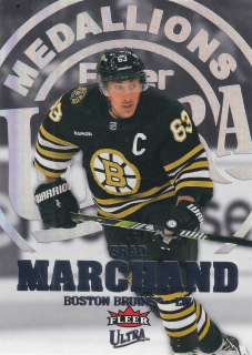 2023-24 UD Fleer Ultra - Brad Marchand - Medallions #M-31