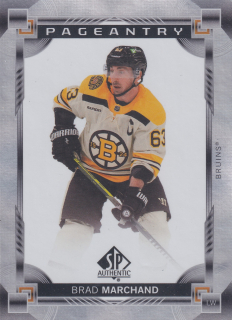 2024-25 UD SP Authentic - Brad Marchand - Pageantry #P-13