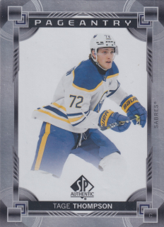 2024-25 UD SP Authentic - Tage Thompson - Pageantry #P-56