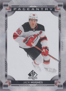 2024-25 UD SP Authentic - Jack Hughes - Pageantry #P-50