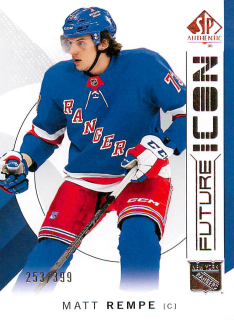 2024-25 UD SP Authentic - Matt Rempe - Future Icon /399 #FI-24