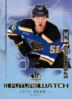 2024-25 UD SP Authentic - Zach Dean - Future Watch Spectrum FX #S-79