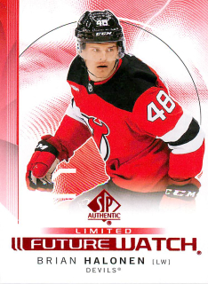 2024-25 UD SP Authentic - Brian Halonen - Future Watch Limited Red #128