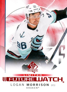 2024-25 UD SP Authentic - Logan Morrison - Future Watch Limited Red #136