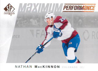 2024-25 UD SP Authentic - Nathan MacKinnon - Maximum Performance #MP-7