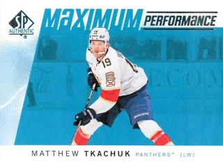 2024-25 UD SP Authentic - Matthew Tkachuk - Maximum Performance Blue #MP-9