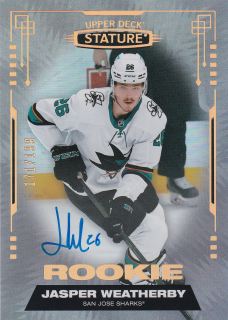 2021-22 UD Stature - Jasper Weatherby - Rookie Autographs /199 #138