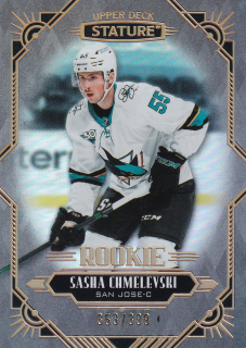 2020-21 UD Stature - Sasha Chmelevski - Rookie /399 #108