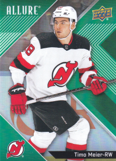 2024-25 UD Allure - Timo Meier - Green Rainbow /99 #5