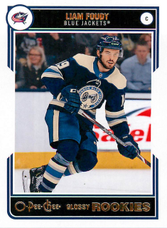 2020-21 UD Series 1 - Liam Foudy - O-Pee-Chee Glossy Rookies #R-4