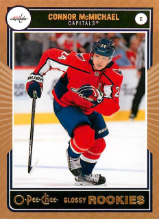 2020-21 UD Series 2 - Connor McMichael - O-Pee-Chee Glossy Rookies Bronze #R-20