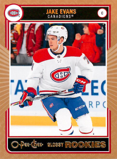 2020-21 UD Series 1 - Jake Evans - O-Pee-Chee Glossy Rookies Bronze #R-9
