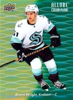 2023-24 UD Allure - Shane Wright - Color Flow Yellow-Green #CF-11