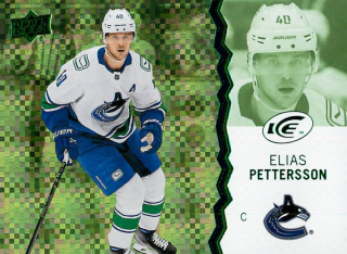 2023-24 UD Ice - Elias Pettersson - Green #87