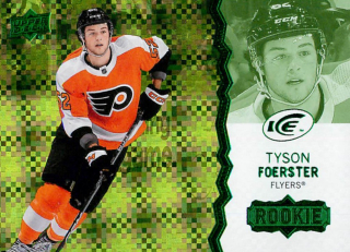 2023-24 UD Ice - Tyson Foerster - Rookie Green #108