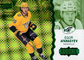 2023-24 UD Ice - Egor Afanasyev - Rookie Green #126