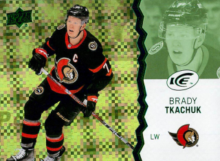 2023-24 UD Ice - Brady Tkachuk - Green #67