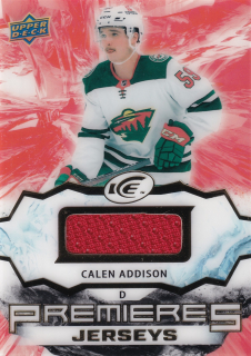2021-22 UD Ice - Calen Addison - Ice Premieres Jerseys #IPA-CA