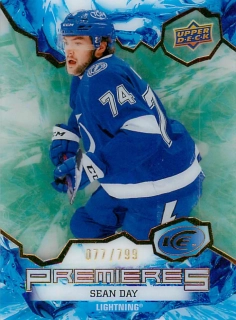 2021-22 UD Ice - Sean Day - Ice Premieres Green /799 #165