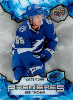 2021-22 UD Ice - Ben Thomas - Ice Premieres /1299 #170