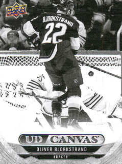 2024-25 UD Series 2 - Oliver Bjorkstrand - Canvas Black & White #C134