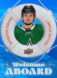 2024-25 UD Series 2 - Mavrik Bourque - Welcome Aboard #WA-9