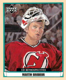 2002-03 UD Artistic Impressions - Martin Brodeur - UD Retrospectives #R52