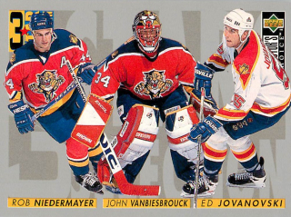 1996-97 UD Collectors Choice - John Vanbiesbrouck, ROb Niedermayer, Ed jovanovski - 3-Star Selection #318