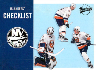 2000-01 UD Vintage - Islanders - Checklist #233