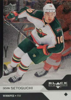 2013-14 UD Black Diamond - Devin Setoguchi #13