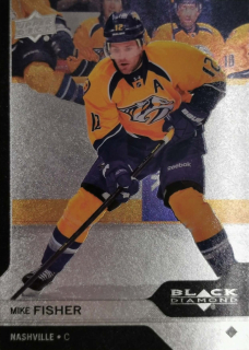 2013-14 UD Black Diamond - Mike Fisher #63