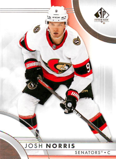 2023-24 UD SP Authentic - Josh Norris #58