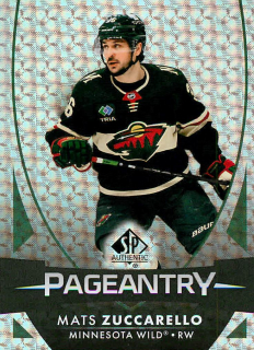 2023-24 UD SP Authentic - Mats Zuccarello - Pageantry #P-30
