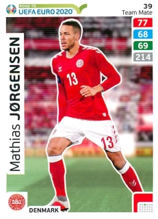 2019 Panini Adrenalyn XL Road to UEFA Euro 2020 - Mathias Jorgensen #39