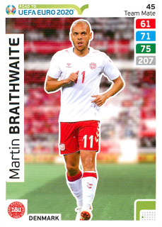 2019 Panini Adrenalyn XL Road to UEFA Euro 2020 - Martin Braithwaite #45
