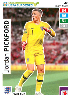 2019 Panini Adrenalyn XL Road to UEFA Euro 2020 - Jordan Pickford #46