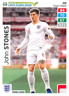 2019 Panini Adrenalyn XL Road to UEFA Euro 2020 - John Stones #48